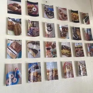 Business photos on wall