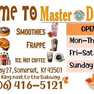 Fall coming soon we have pumpkin spice cake and frappe