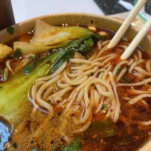 Braised beef noodle soup.
