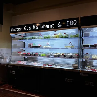 a display of food