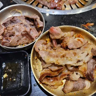 Meat smorgy! My plates view.