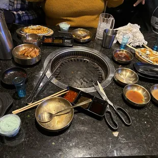 The end result of a wonderful meal!