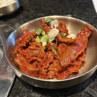 Vegan spicey bulgogi