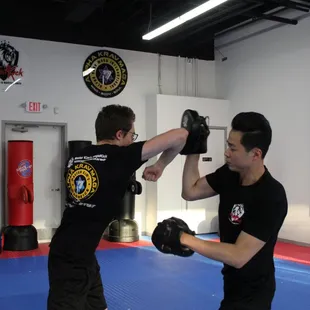 Alpha Krav Maga training with Master Kim