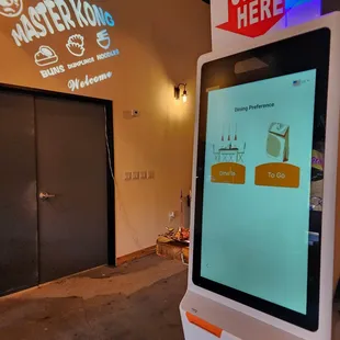 Terrible ordering system.  Takes long, and there is one screen for the entire restaurant. Give me some real paper menus?