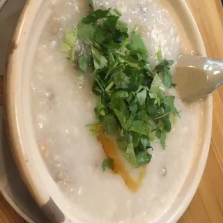 Salted Pork Rib Congee