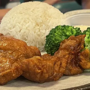 Hong Kong style pork chop rice