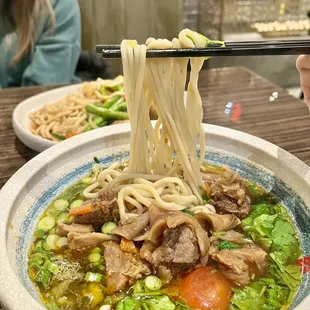 Taiwanese Tomato Beef Brisket Noodle Soup ($12.95)