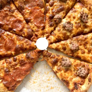 Pepperoni &amp; Sausage Pizza