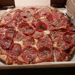 Thin crust pepperoni - excellent
