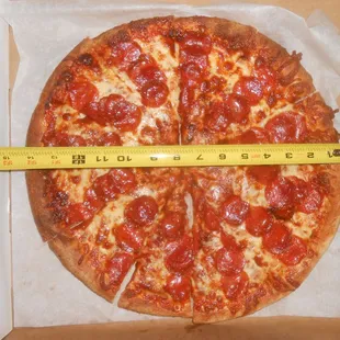 The 16-inch Pepperoni Pizza!