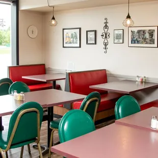 tables and booths