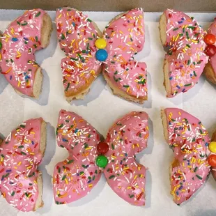 Butterfly themed donuts - custom order