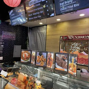 sushi and sashimi, interior