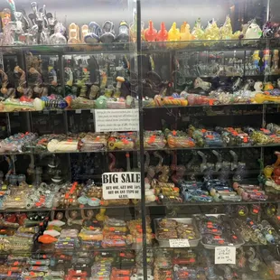 Huge selection of glass