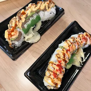 Sushi roll Black Spider &amp; Sushi Roll Mexican Fiesta