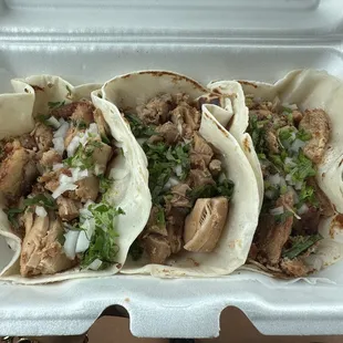 Chicken tacos