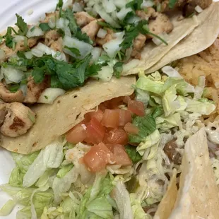 Chicken street tacos