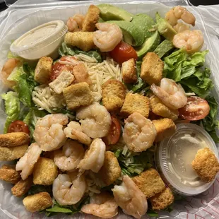 shrimp salad to-go