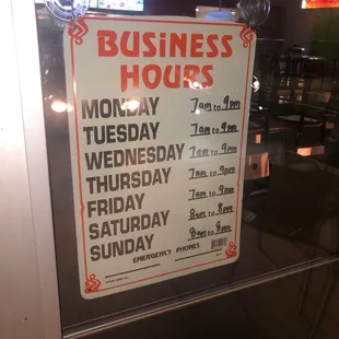 Business hours