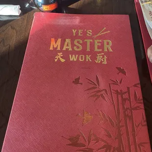 Menu Book