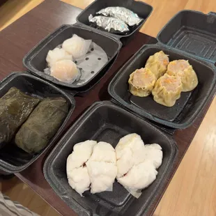 Four Favorites and Paper wrapped chicken. We already ate some from these.