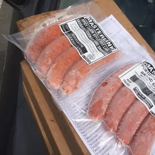 My two favorite best exotic sausages in town
