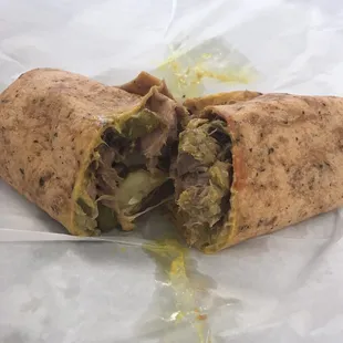 Roast Pork Cuban Wrap