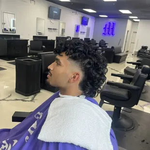 This gentleman got a burst fade