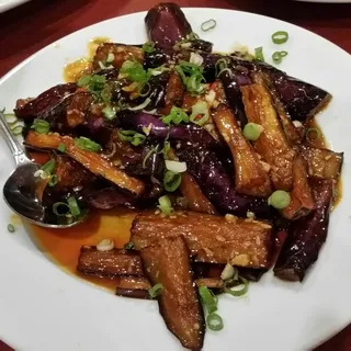 G10. Steamed Eggplant with Pickled Chili