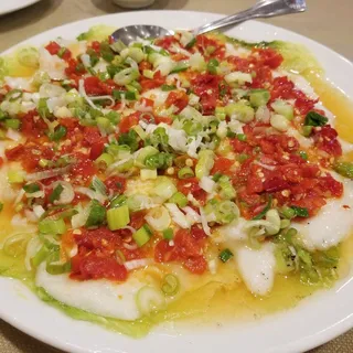 D6. Steamed Fish Fillet with Spicy Chili