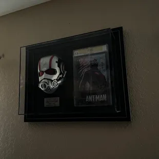 Double signed Stan Lee Ant-man frame