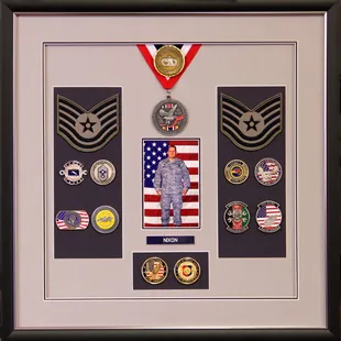 Military items are always welcome at Masters House Art and Frame