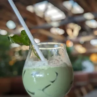 Mint chip drink