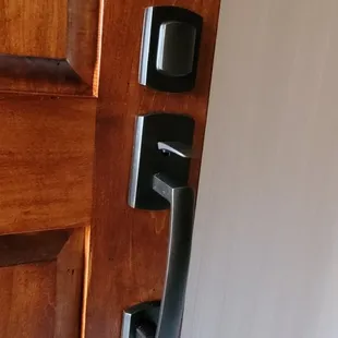 Front view of hardwear