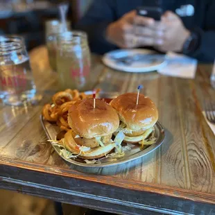 2 Aloo Tikki Burgers