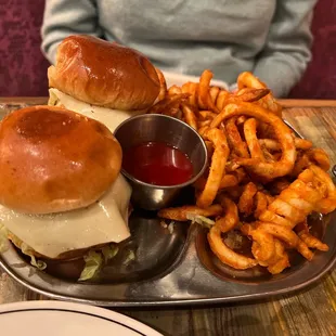 2 Aloo Tikki Burgers