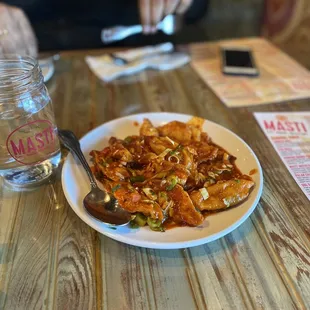 Manchurian - veg momo