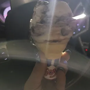 Coconut chocolate swirl yummy