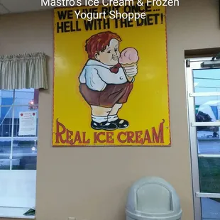 One of the super cute vintage signs adorning the walls