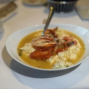 Lobster Mashed Potatoes - Excellent