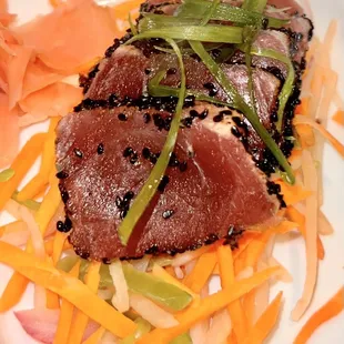 Ahi Tuna Sashimi Style
