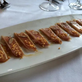 Seared Albacore with Black Truffles
