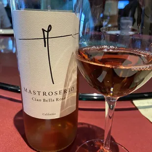 Ciao Bella Rosè was a nice pairing with our Chinese dinner