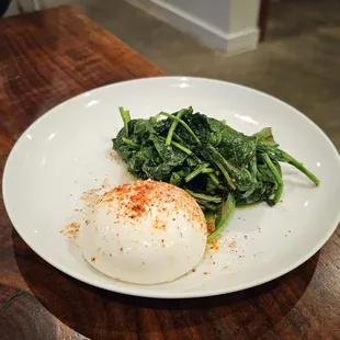 Spinach and Burrata