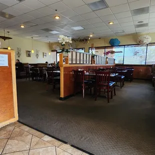 Entrance to restaurant.