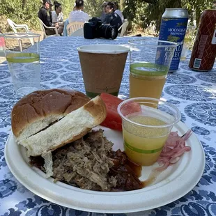 Light brunch during the Adopt-a-Tree harvest