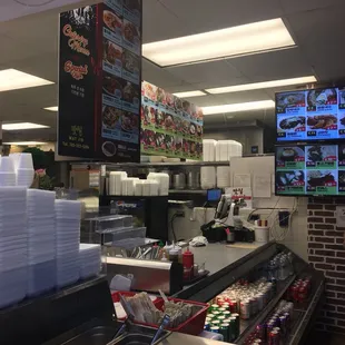 interior, sushi and sashimi