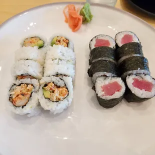 Louisiana Roll and Tuna Roll