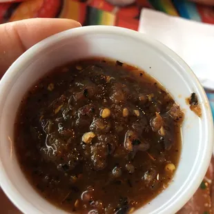 San Antonio style salsa. Delicious.